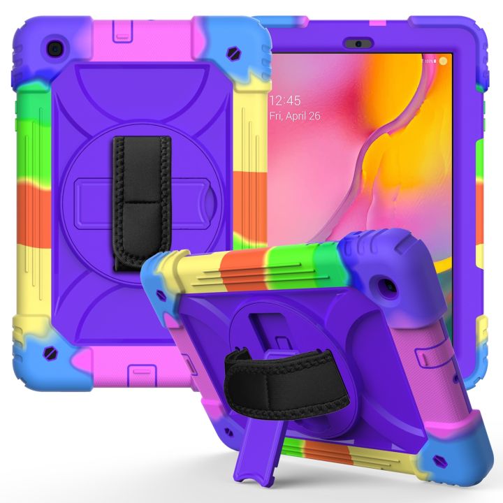 For%20Samsung%20Galaxy%20Tab%20A%2010.1%20T510/T515%20Shockproof%20PC%20+%20Silicone%20Combination%20Case%20with%20Holder%20&%20Hand%20Strap%20&%20Shoulder%20Strap%20-%20Image%209