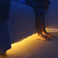 Dimmable Motion Sensor Night Activated Bed Light Waterproof IP6 LED Strip with Automatic Shut Off Timer Bedroom Cabinet Light.