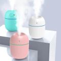 220ML Mini USB Air Humidifier Essential Oil Diffuser for Home Car Ultrasonic Mist Maker with LED Color Night Lamp.