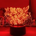 Manga 3d Light Kimetsu No Yaiba for Bedroom Decor Night Light Birthday Gift Table Lamp Anime Demon Slayer Mitsuri Kanroji Figure. 