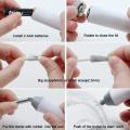niceEshop Electric Eraser Kit ,Automatic Pencil Eraser with 22pcs Refills,Portable Eraser Brush for Artist Drawing, Painting, Sketching.