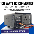 100 Watt 12V DC to 220V AC Converter Inverter. 