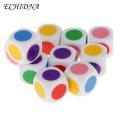 Colorful Dice for Kids Colorful 16mm Dice Set for Board Games Education Non-fading Smooth Edge 6 Sided Tehing Dice Pk of 2 less Than Bright Col d Dice for Learning. 