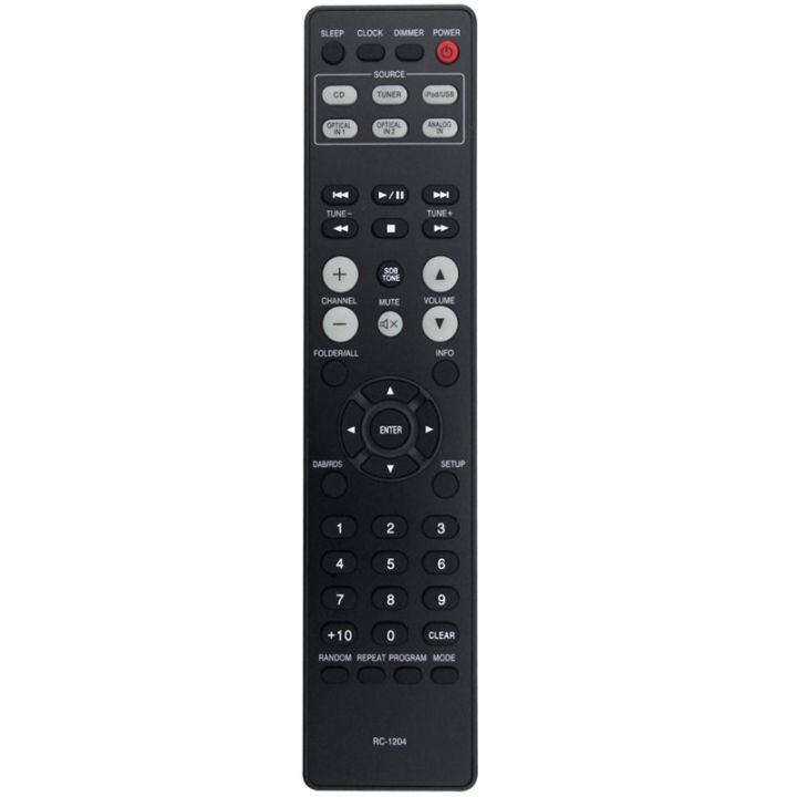 Replacement RC-1204 Remote Control for AV Receiver Models RCD-M40 RCD-M40DAB RCD-M41