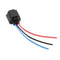 (New)1 Pair H3 Bulb Holder Base Female Socket with Cable.