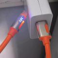 Huawei Xiaomi Redmi LED Digital Display Cable 120W Fast Charging USB Type C High Speed Charger Data Cable for Samsung Android.