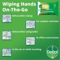 Dettol Antibacterial Disinfectant Wet Wipes Single Pack. 