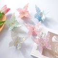 French Retro Butterfly Hair Clips Back Of The Head Hair Claws Sweet Coiled Hairpin Women Lady Girl Headwear Hair Styling Tools.