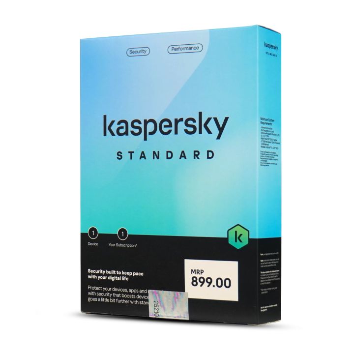 Kaspersky Standard  Internet Security 2024 (1 User 1 Year License PC / Mac)
