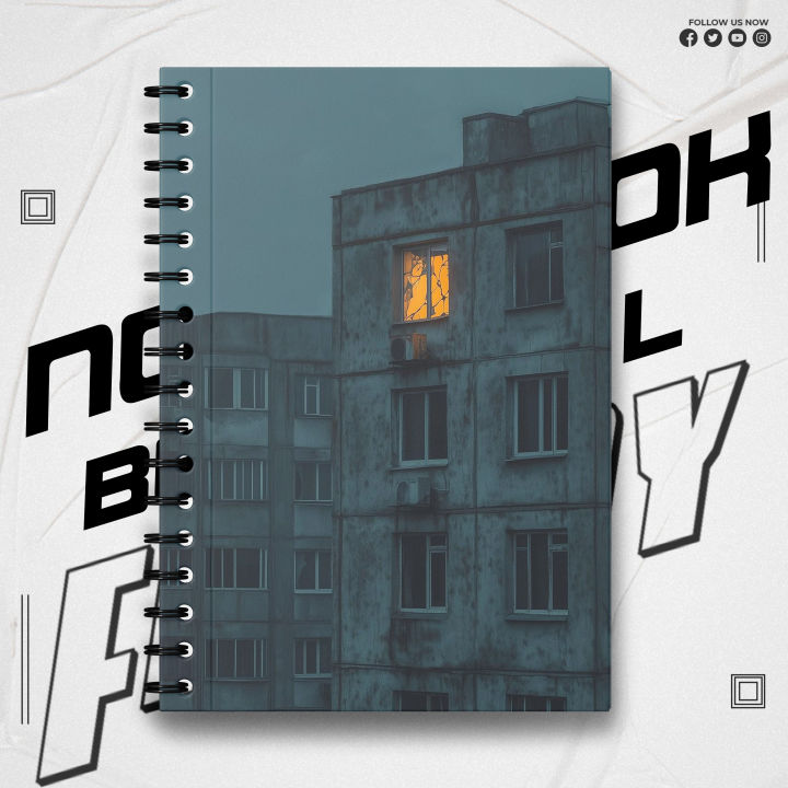 Building Notebook Notebook Evening City Building Design Writing Journal Pad K626 | Daraz ...