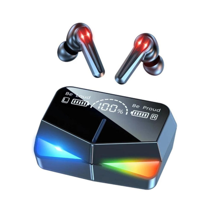 Bluetooth Gaming Headset TWS M28 earphone Dual Mode bass headphone BT V5.1 LED Smart Display wireless Earbuds  by Pick a Gadget
