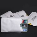 10pcs Colorful Anti Rfid Wallet Blocking Reader Lock Id Bank Card Holder Case Protection Metal Credit NFC Holder Aluminium.
