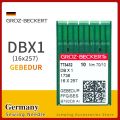 10PCS DBX1 GEBEDUR Heat Proof Groz-Beckert Sewing Machine Needles For Industrial Lockstitch Accessories DB*1 16x257 JUKI BROTHER. 