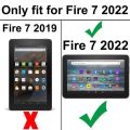 Screen Protector for Amazon Fire HD 7 12th gen 2022 release (High-definition) Arc.