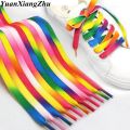 1Pair Colorful Shoelaces Rainbow Gradient Flat Shoe laces For Canvas Casual Shoes Chromatic Colour Shoelace 80CM/100CM/120CM/150. 