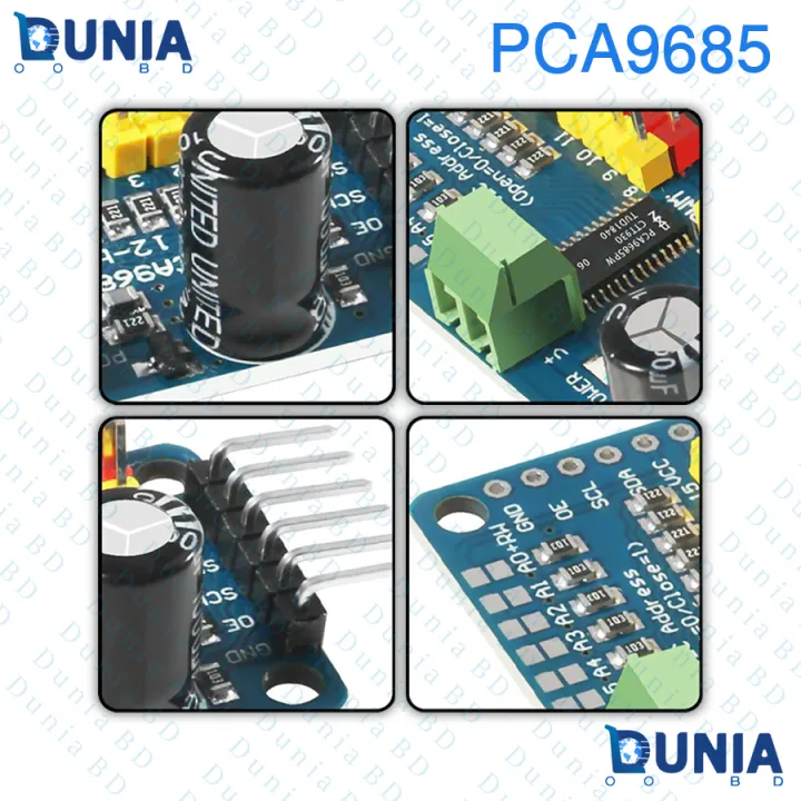 PCA9685%2016%20Channel%2012%20Bit%20PWM%20Servo%20Driver%20Board%20I2C%20Interface%20-%20Image%202