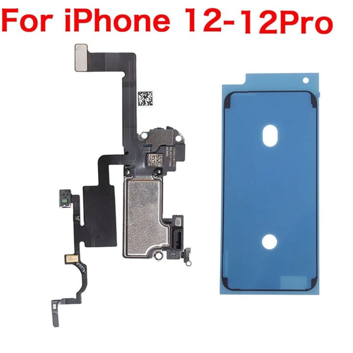 Ear%20Speaker%20With%20Microphone%20Flex%20Cable%20Replacement%20For%20iPhone%20X%20XR%20XS%2011%2012%20Mini%20Pro%20Max%20+%20Screen%20Waterproof%20Tape%20-%20Image%203