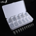 Monja 550Pcs Matte False Nail Extension Tips Frosted Fake Coffin Almond Oval Square Soft Gel Tips Acrylic Artificial Manicures. 