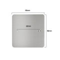 Type 86 Stainless Steel Box Surface Mount Wall Switch Socket Junction Box 25 Mm. 