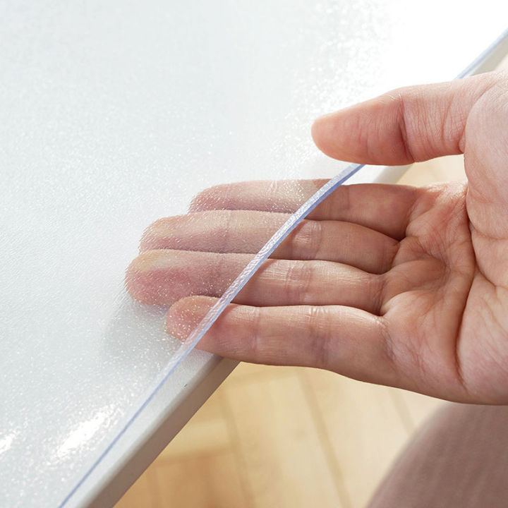 Bedside table, transparent soft glass cushion, bedside cover cloth, bedroom table mat, PVC tablecloth, plastic tablecloth, rubber mat, no-wash