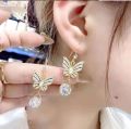 Pair Hook Drop Earrings Zinc Alloy Electroplating Fashion All-Match Earrings for Women. 