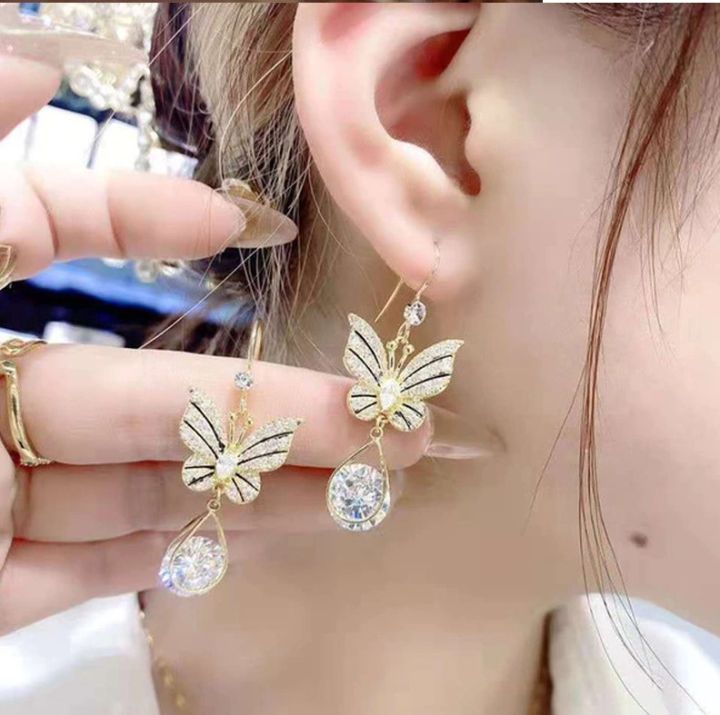Pair%20Hook%20Drop%20Earrings%20Zinc%20Alloy%20Electroplating%20Fashion%20All-Match%20Earrings%20for%20Women%20-%20Image%2010