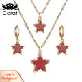 Carat 1 Set Jewelry Suit Creative Exquisite Acrylic Star Shape Jewelry Suit for Women. 