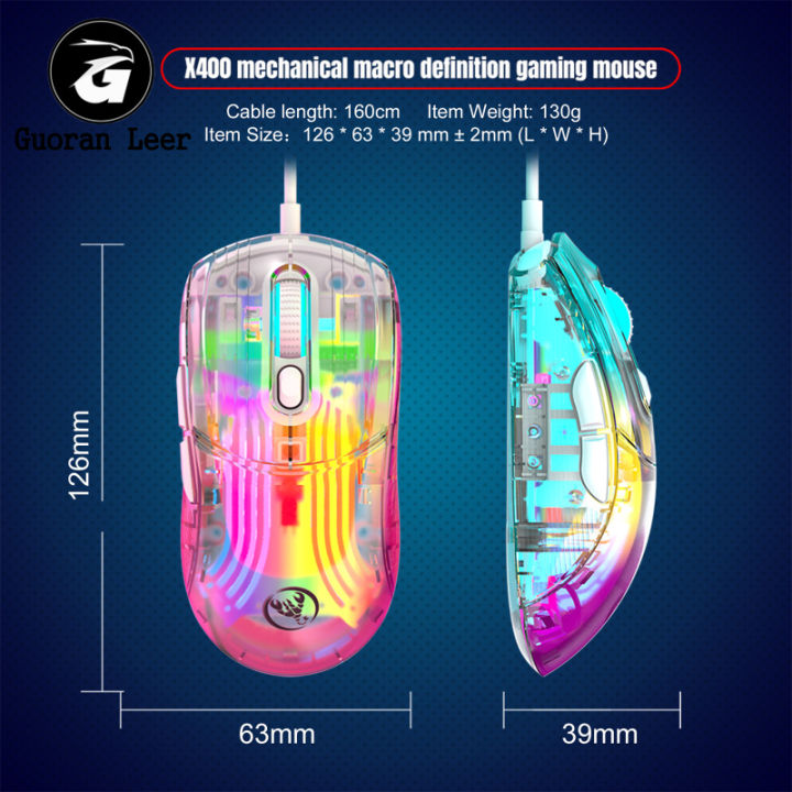Wired Gaming Mouse, Ergonomic 13 RGB Backlit, USB Plug And Play Mouse, High-Precision 12800 DPI Mice, With 7 Programmable Keys, For Laptop PC Desktop Computer