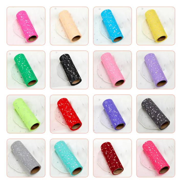 10%20yards%20Tulle%20roll%20Sparkling%20Polyester%2015cm%20Glitter%20sequin%20DIY%20craft%20tools%20Wedding%20decoration%20Tutu%20decoration%20for%20Wedding%20-%20Image%202