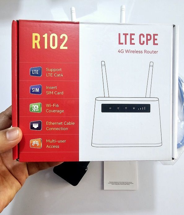 LTE CPE R102 4G Sim Wifi Router 4000mAh Battery | Daraz.com.bd