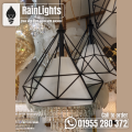 Diamond lamp shade (without bulb) | Chinese lamp shade | Diamond shaped light | Imported from China | Metal body.