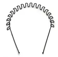 Refined Taste - Metal Hairband For Men Women Hair Band Fashion For Mens Sports Headband For Womens Hair Care Beauty Unisex Non Slip. 