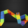 Dingsheng 24 36 48 60 72 Segments Magic Rule Snake Multi-color 3D Puzzle Game Cube Twist Transformable Kid Puzzl.