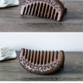 Pocket Wooden Comb Natural Black Gold Sandalwood Super Wide Tooth Wood Combs No Static Lice Beard Comb Hair Styling. 