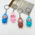 Creative Cartoon Labubu The Monsters Blind Box PVC Flexible Glue Toys Figure Model Toys Bag Pendant Cute Keychain Kids Gifts Conbo. 