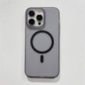 Semi-Permeable Corrugated Apple 15 Phone Case Ice Mist Magnetic Suction iphone14 Sense of Simple Skin 13promax Applicable 12.