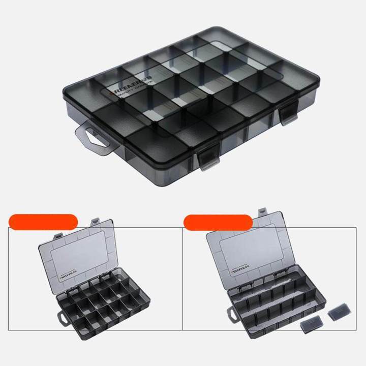 Box Organizer Container Multi-grids Hardware Box Storage for Screws Nuts and Bolts