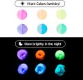 HIMI Glow in The Dark Jelly Gouache Paint Set, 6 Colors 23ml.