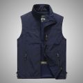2022Vest Man Thin Outdoor Waistcoat Casual Coat Spring and Autumn Fishing Vest Jacket Vest Man Large Size Outdoor. 