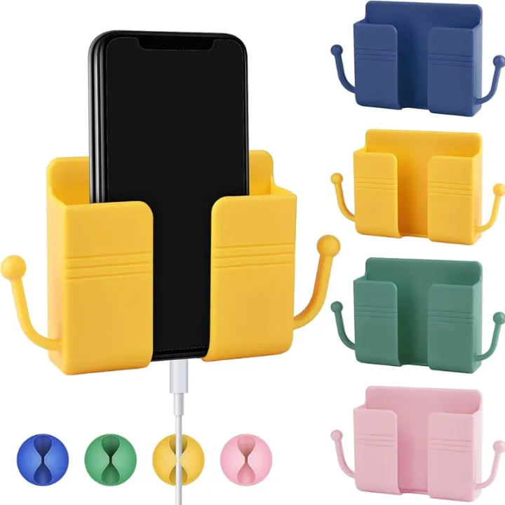 1Pcs%20Multifunction%20Punch%20Free%20Wall%20Mounted%20Storage%20Box%20Organizer%20TV%20Remote%20Control%20Mounted%20Mobile%20Phone%20Plug%20Charging%20Holder%20-%20Image%203