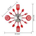 kitchen clocks wall decor-1 x Wall Clock-Red. 