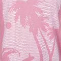 Drop Soulder T-shirt Pink. 