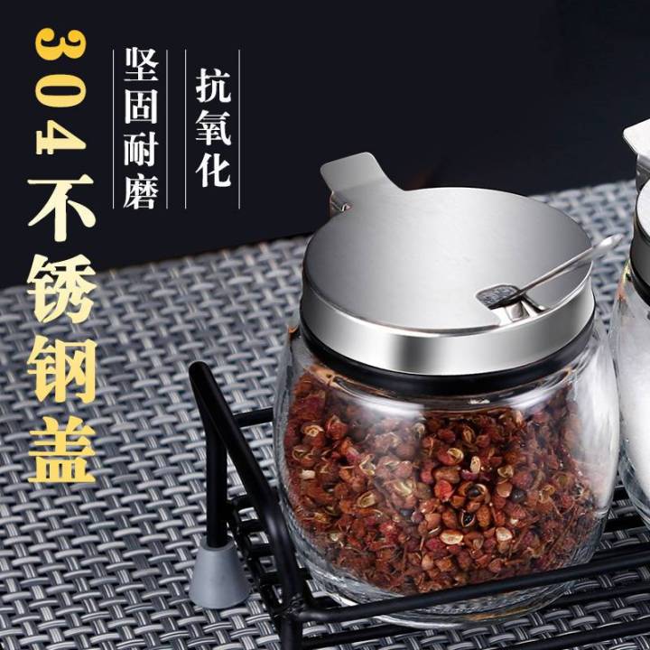 %E3%80%90220%20%E3%80%91Kitchen%20Glass%20Salt%20Jar%20Seasoning%20Box%20Household%20Stainless%20Steel%20Spice%20Jar%20Spice%20Jar%20Oil%20Salt%20Jar%20-%20Image%209