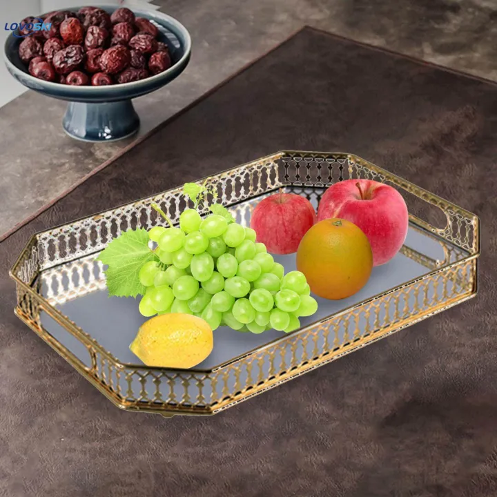 Mirror%20Serving%20Tray%20Fruit%20Plate%20Mirrored%20Tray%20for%20Vanity%20for%20Food%20Snack%20Cake%20-%20Image%205