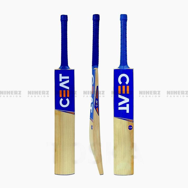 CEAT Hitman Cricket Bat For Leather Hard Duce Ball Rohit Shwarma Edition Imported English Willow Bat [Bat Cover Free]
