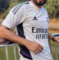 Football Club Real Madrid New Training Jersey Kit - White. 