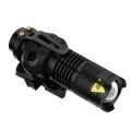 4 Mode Telescopic Portable Mini LED Helmet Flashlight With Charger Kit Set Outdoor Flashlight Helmet Mount Set Helmet Accessory. 