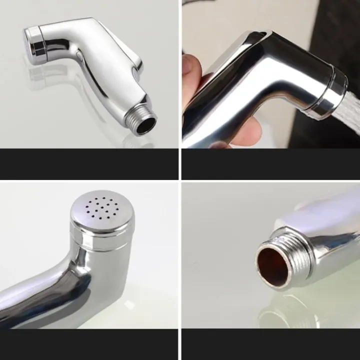 Silver%20Chrome%20Plated%20Handheld%20Sprayer%20Shower%20Faucet%20for%20Bathroom%20Fitting%20-%20Image%203