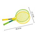Badminton Rackets Set Parent-child Sport Badminton Racket Toy Tennis Ball Set Outdoor Sports Accessory for Educational Games. 