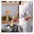 Bamboo Cooking Spoon Set With Holder/Wood Made Spoon- 4 Pieces set. 